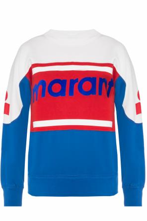 Sweatshirt with velvet logo, zdjęcie 1 Sweatshirt with velvet logo od Isabel Marant Etoile